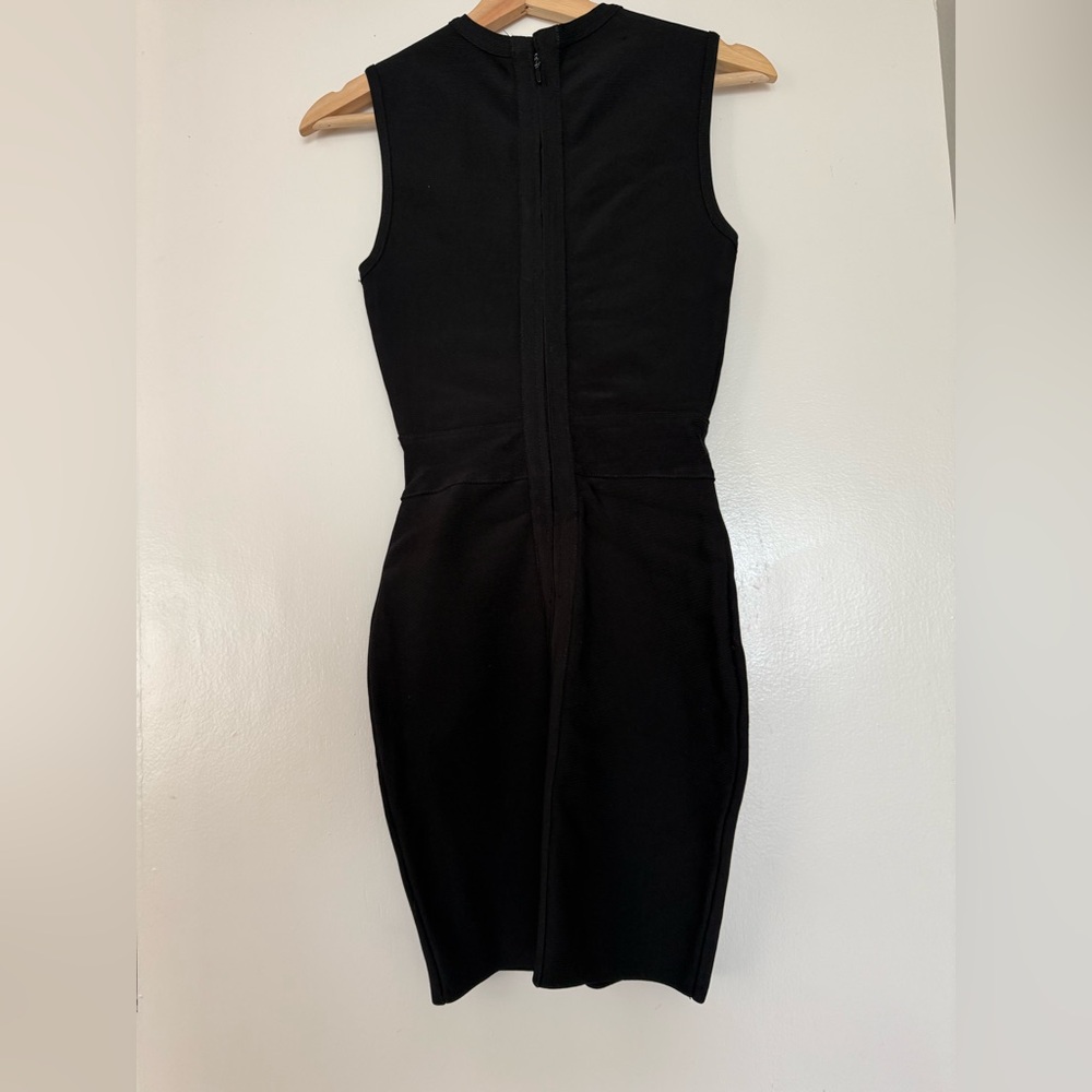 House of CB Aravena Cutout Bandage Bodycon Black Mini Dress - Picture 3 of 8